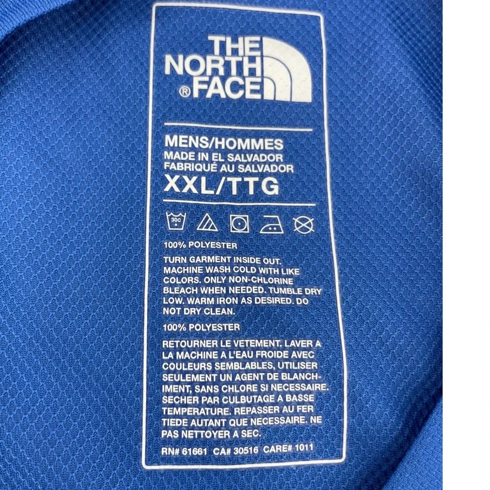 The North Face T-Shirt FlashDry XXL Blue Like New